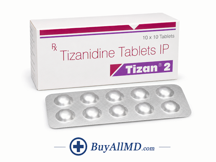 Tizanidine 2mg